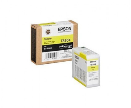 Cartucho de Tinta Original Epson T8504 Amarillo 80ml