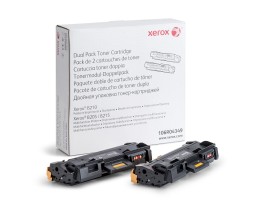 2 Cartuchos de Toneres Originales, Xerox 106R04349 Negro ~ 3.000 Paginas