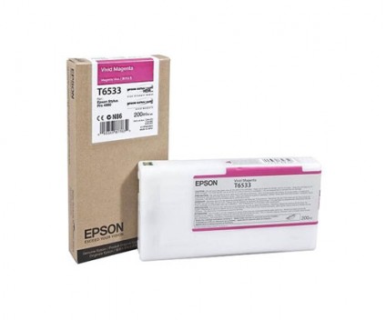 Cartucho de Tinta Original Epson T6533 Magenta Vivido 200ml