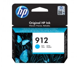 Cartucho de Tinta Original HP 912 Cyan 3ml ~ 315 Paginas