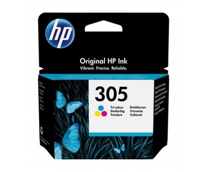 Cartucho de Tinta Original HP 305 Colores 2ml ~ 100 Paginas