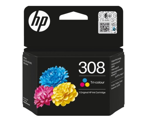 Cartucho de Tinta Original HP 308 Colores ~ 120 Paginas