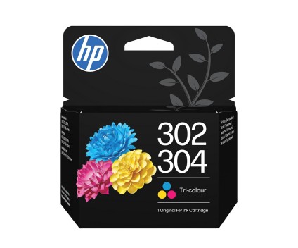 Cartucho de Tinta Original HP 302 / HP 304 Colores ~ 100 Paginas