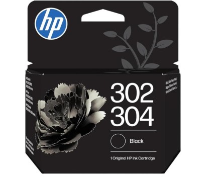 Cartucho de Tinta Original HP 302 / HP 304 Negro ~ 120 Paginas