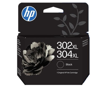 Cartucho de Tinta Original HP 302 XL / HP 304 XL Negro ~ 300 Paginas