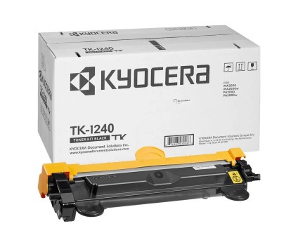 Cartucho de Toner Original Kyocera TK 1240 Negro ~ 1.500 Paginas
