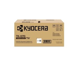 Cartucho de Toner Original Kyocera TK 1270 Negro ~ 10.000 Paginas