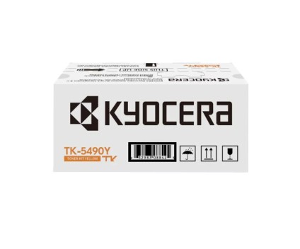 Cartucho de Toner Original Kyocera TK 5490 Y Amarillo ~ 2.400 Paginas