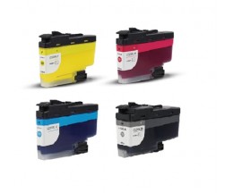 4 Cartuchos de tinta Compatibles, Brother LC-3239 XL Negro + Colores ~ 6.000 / 5.000 páginas