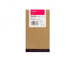 Cartucho de Tinta Compatible Epson T6123 Magenta 220ml