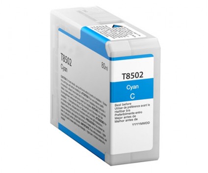 Cartucho de Tinta Compatible Epson T8502 Cyan 80ml