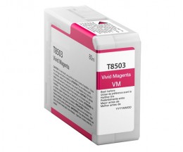 Cartucho de Tinta Compatible Epson T8503 Magenta 80ml