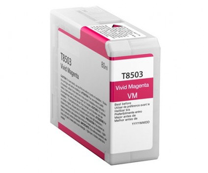 Cartucho de Tinta Compatible Epson T8503 Magenta 80ml