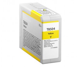 Cartucho de Tinta Compatible Epson T8504 Amarillo 80ml