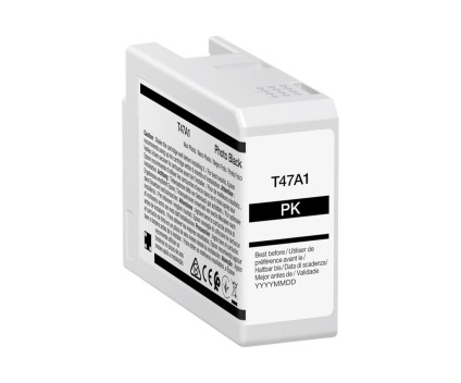 Cartucho de Tinta Compatible Epson T47A1 Negro 50ml