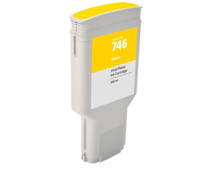 Cartucho de Tinta Compatible HP 746 Amarillo 300ml
