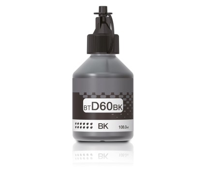 Cartucho de Tinta Compatible Brother BTD60BK Negro 108ml