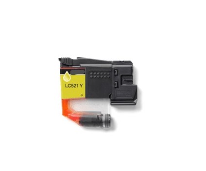 Cartucho de Tinta Compatible Brother LC-521 Y Amarillo ~ 500 Paginas
