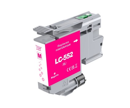 Cartucho de Tinta Compatible Brother LC-552 XL M Magenta ~ 1.500 Paginas