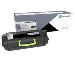 Cartucho de Toner Original Lexmark 53B0XA0 Negro ~ 45.000 Paginas