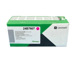 Cartucho de Toner Original Lexmark 24B7607 Magenta ~ 12.000 Paginas