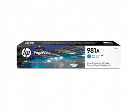 Cartucho de Tinta Original HP 981A Cyan ~ 6.000 Paginas