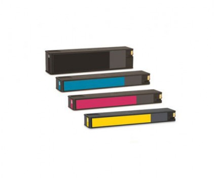4 Cartuchos de Tinta Compatibles, HP 913A Negro 80ml + Colores 55ml