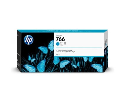 Cartucho de Tinta Original HP 766 Cyan 300ml