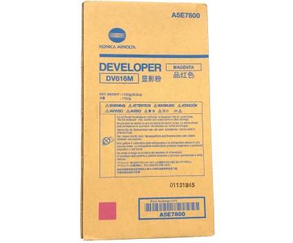 Desarrollador Original Konica Minolta A5E7800 Magenta ~ 850.000 Paginas