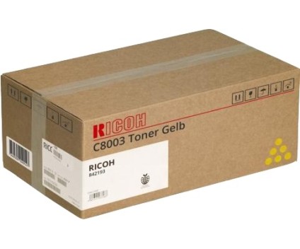 Cartucho de Toner Original Ricoh 842193 Amarillo ~ 27.000 Paginas