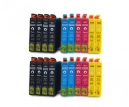 20 Cartuchos de tinta Compatibles, Epson T1631-T1634 / 16 XL Negro 17ml + Colores 11.6ml