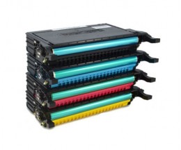 4 Cartuchos de Toneres Compatibles, Samsung 6092S Negro + Colores ~ 7.000 Paginas