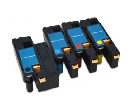 4 Cartuchos de Toneres Compatibles, DELL 5931112X Negro + Colores ~ 1.250 / 1.000 Paginas
