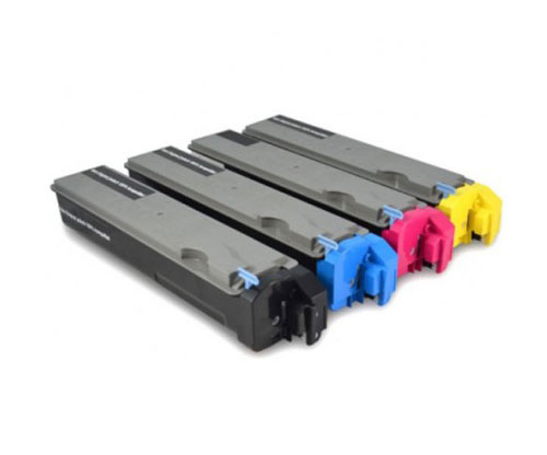 4 Cartuchos de Toneres Compatibles, Kyocera TK 510 Negro + Colores ~ 8.000 Paginas