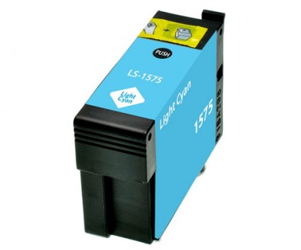 Cartucho de Tinta Compatible Epson T1575 Cyan Light 29.5ml