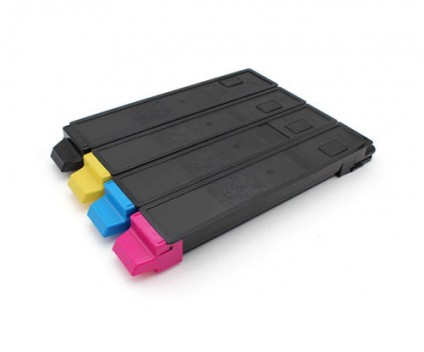 4 Cartuchos de Toneres Compatibles, Kyocera TK 895 Negro + Colores ~ 12.000 / 6.000 Paginas