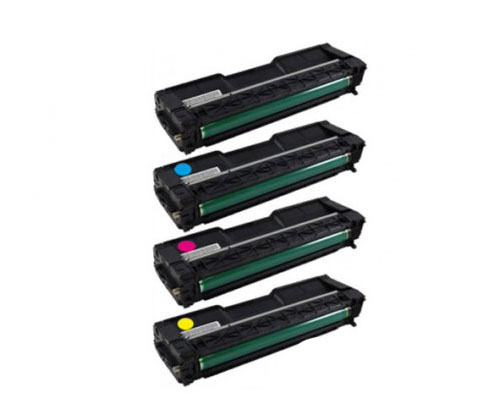 4 Cartuchos de Toneres Compatibles, Ricoh 4064XX Negro + Colores ~ 6.500 / 6.000 Paginas