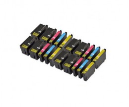20 Cartuchos de tinta Compatibles, Epson T2701-T2704 / T2711-T2714 / 27 XL Negro 22.4ml + Colores 15ml