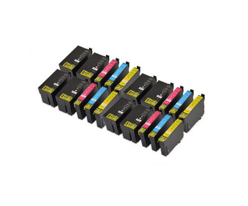 20 Cartuchos de tinta Compatibles, Epson T2701-T2704 / T2711-T2714 / 27 XL Negro 22.4ml + Colores 15ml