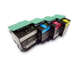 4 Cartuchos de Toneres Compatibles, Lexmark C540H1 ~ 2.500 / 2.000 Paginas