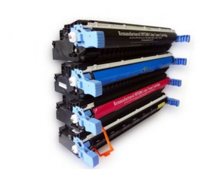 4 Cartuchos de Toneres Compatibles, HP 645A Negro + Colores ~ 13.000 / 12.000 Paginas
