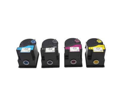 4 Cartuchos de Toneres Compatibles, Konica Minolta TN-310 Negro + Colores ~ 11.500 Paginas