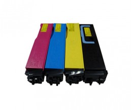 4 Cartuchos de Toneres Compatibles, Kyocera TK 550 Negro + Colores ~ 7.000 / 6.000 Paginas
