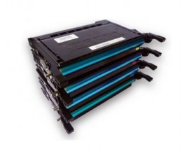 4 Cartuchos de Toneres Compatibles, Samsung 600A Negro + Colores ~ 4.000 Paginas