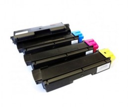 4 Cartuchos de Toneres Compatibles, Kyocera TK 580 Negro + Colores ~ 4.000 / 3.000 Paginas
