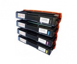 4 Cartuchos de Toneres Compatibles, Kyocera TK 150 Negro + Colores ~ 6.000 Paginas