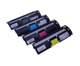 4 Cartuchos de Toneres Compatibles, Konica Minolta A00WX32 Negro + Colores ~ 4.500 Paginas