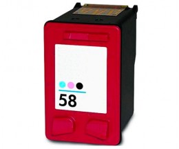 Cartucho de Tinta Compatible HP 58 Colores Foto 18ml