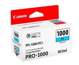 Cartucho de Tinta Original Canon PFI-1000 PC Cyan Foto 80ml