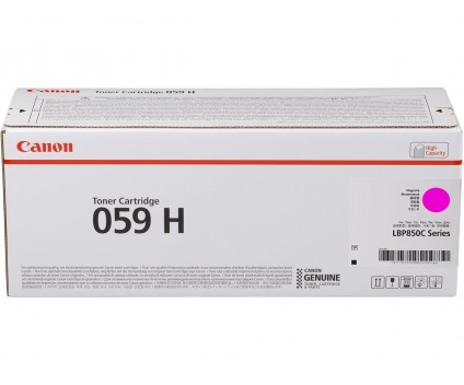 Cartucho de Toner Original Canon 059H Magenta ~ 13.500 Paginas